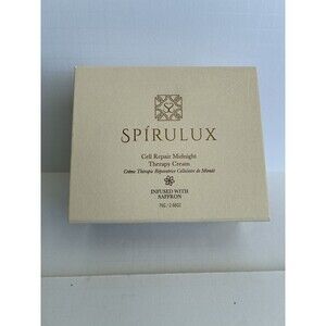 SPIRULUX Cell Repair Midnight Therapy Cream infused with Saffron 2.68 oz
